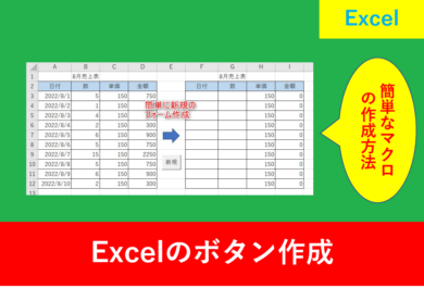 Excel.ボタン作成