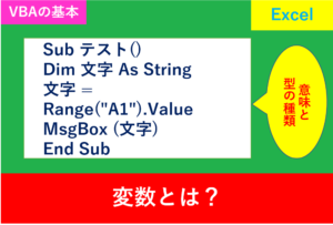 VBA_変数
