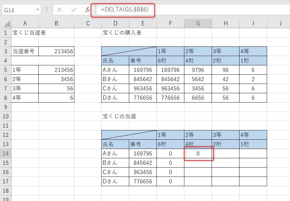 DELTA関数の応用9