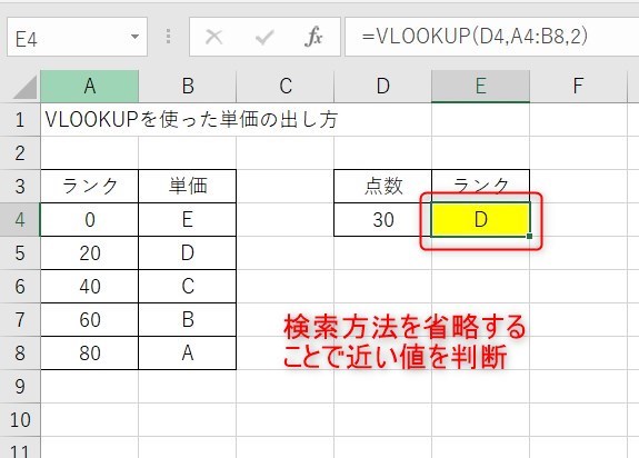 VLOOKUPの使い方7