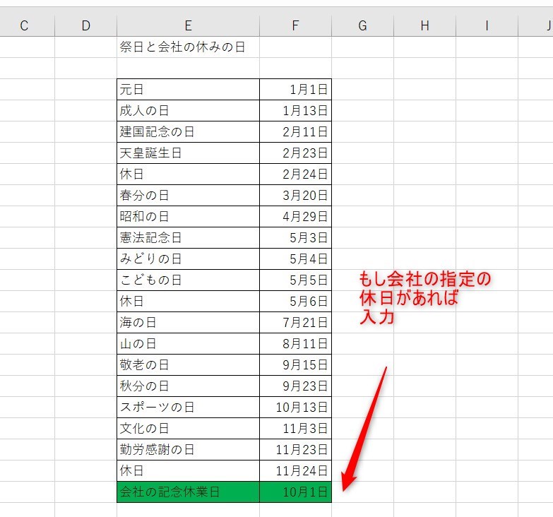 NETWORKDAYS.INTL関数の使い方8