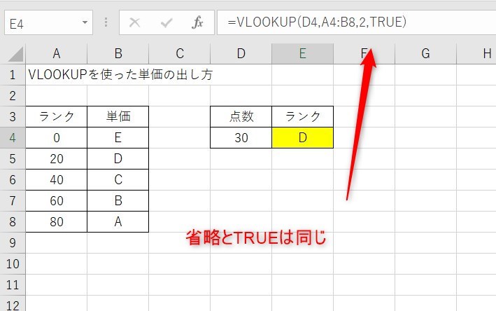 VLOOKUPの使い方9