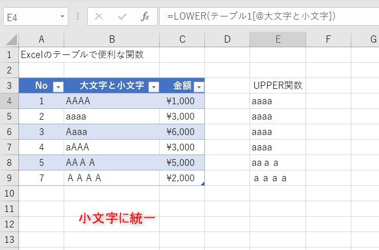 テーブルに便利な関数3