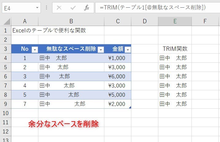 テーブルに便利な関数4