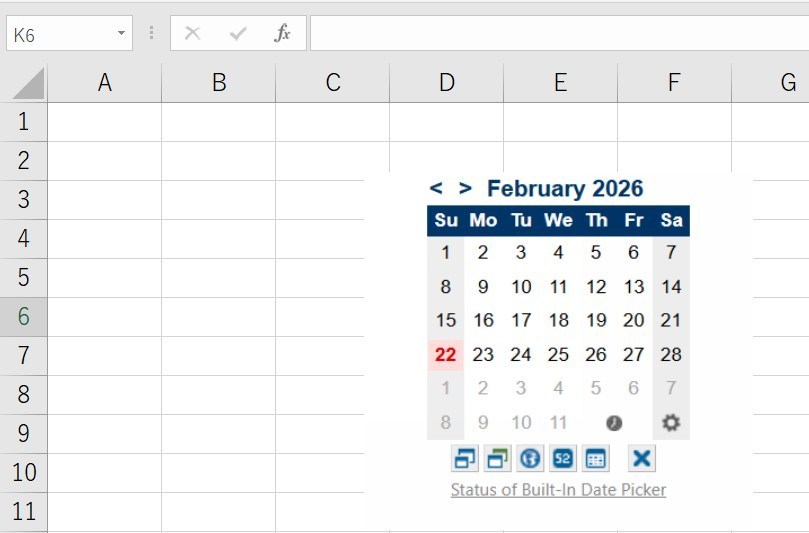 カレンダー表示された画像